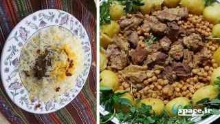 غذاهای محلی لذیذ اقامتگاه بوم گردی باباتراب - شاهرود - روستای رضاآباد